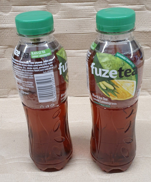 FUZETEA Black Ice Tea Lemon Lemongrass PET 500 ml - Afbeelding 3