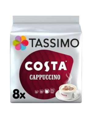 Tassimo Costa Cappuccino Coffee Pods x8 280g