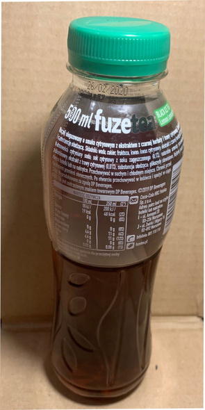 FUZETEA Black Ice Tea Lemon Lemongrass PET 500 ml - Afbeelding 2