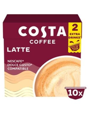 Costa Coffee Dolce Gusto Compatible Latte Pods