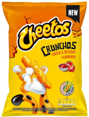 Cheetos Crunchos Cheese & Ketchup 165 g New!