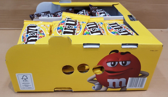 Display m&m's 45 g x 46 pcs PEANUT & m&m's 45 g x 27 pcs CHOCOLATE - Afbeelding 2