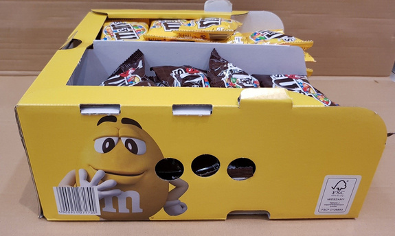 Display m&m's 45 g x 46 pcs PEANUT & m&m's 45 g x 27 pcs CHOCOLATE - Afbeelding 4