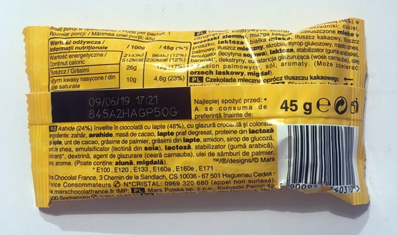 Display m&m's 45 g x 46 pcs PEANUT & m&m's 45 g x 27 pcs CHOCOLATE - Afbeelding 8